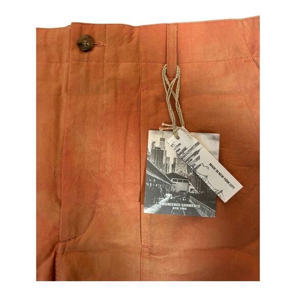 Engineered Garments Fatigue Shorts Rust Size Large / Made In USA - Picture 2 of 8